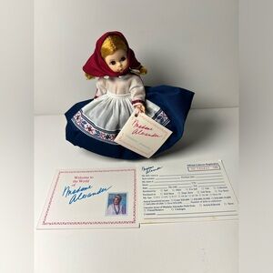 Madame Alexander 8” Russia International Dolls Series With Box And Tags